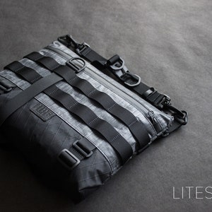 Shoulder Bag, Messenger Bag, Techwear, EDC Bag, Commuter bag, Bike Bag, Tactical Bag, Waist Bag, Crossbody Bag,  D4bgs, STLTH EDC Bag