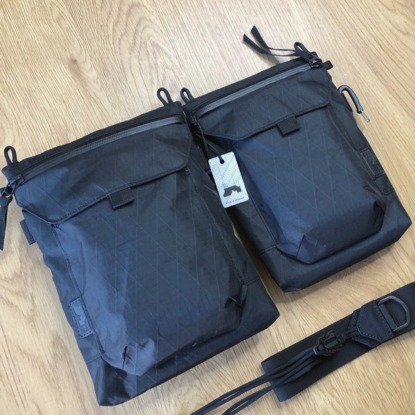 Shoulder Bag, Messenger Bag, Techwear, Sacoche, EDC Bag, Camera bag, Phone Bag, iPad bag, Xpac, phone case , iPad case, magnetic clasp
