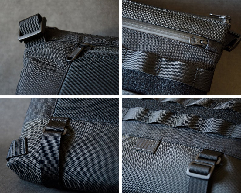 Bike Bag Crossbody Bag Commuter bag Cycling Bag EDC Messenger Bag Shoulder Bag Unisex D4 STLTH Messenger Techwear Laptop Bag