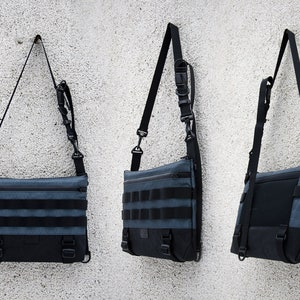 Shoulder Bag, Messenger Bag, Techwear, EDC Bag, Commuter bag, Bike Bag, Cycling Bag, Waist Bag, Unisex, Crossbody Bag, D4bgs, STLTH EDC Bag image 5