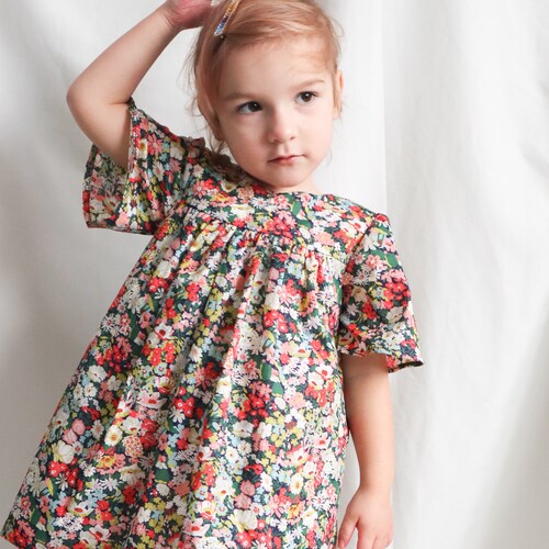 Liberty of London Girls Dress Bridesmaids Dress Summer Etsy UK