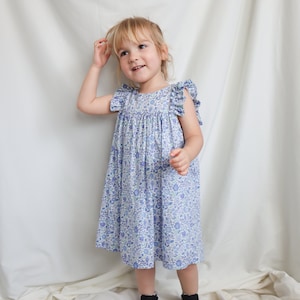 Liberty of London baby dress, floral toddler dress, baby girl clothes, flower girl dress, Summer dress, gift for girls, bridesmaid dress