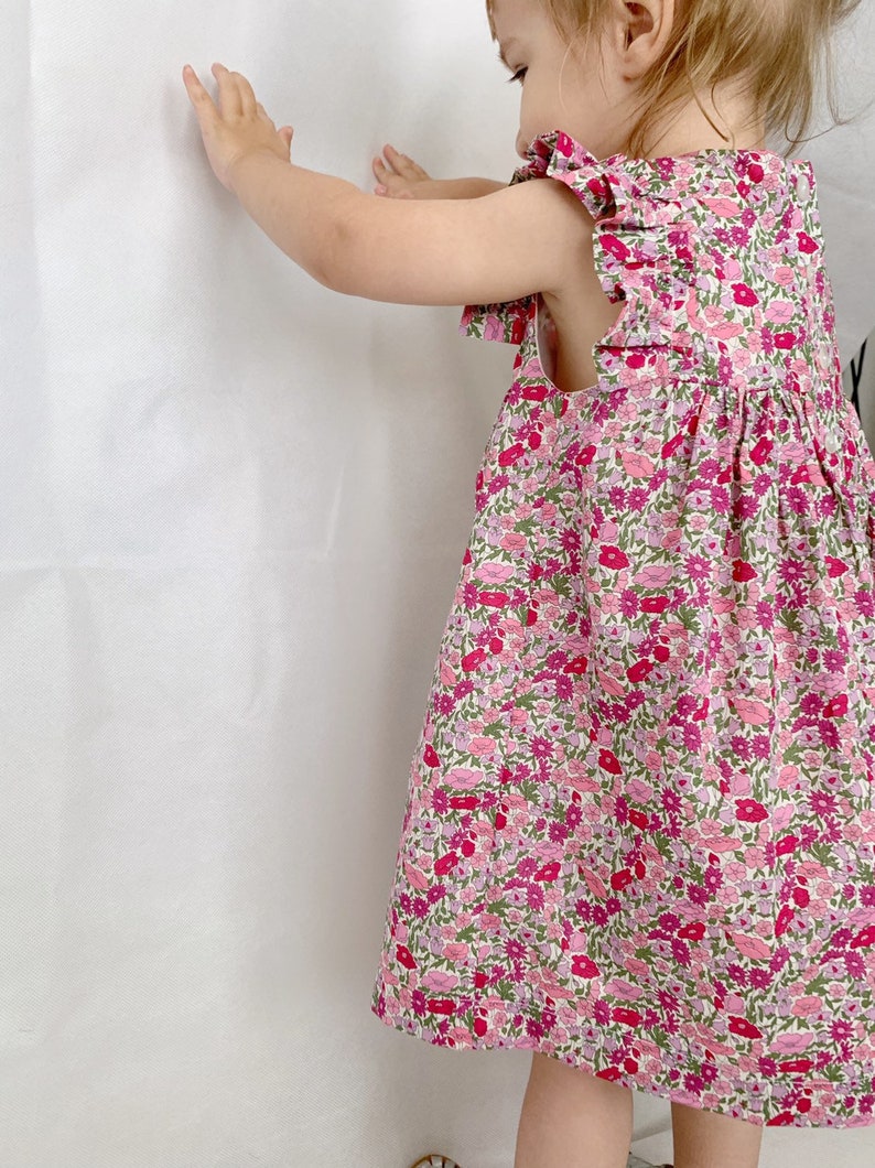 Liberty of London baby dress floral toddler dress baby girl Etsy