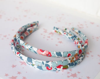 liberty Alice band,hair accessories for girls, liberty London girls head bands, fabric covered hair band, gift for girls, liberty betsy