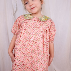 liberty london puff sleeve dress, premium dress, liberty of london, christmas liberty dress, girls occasion dress, premium girls dress