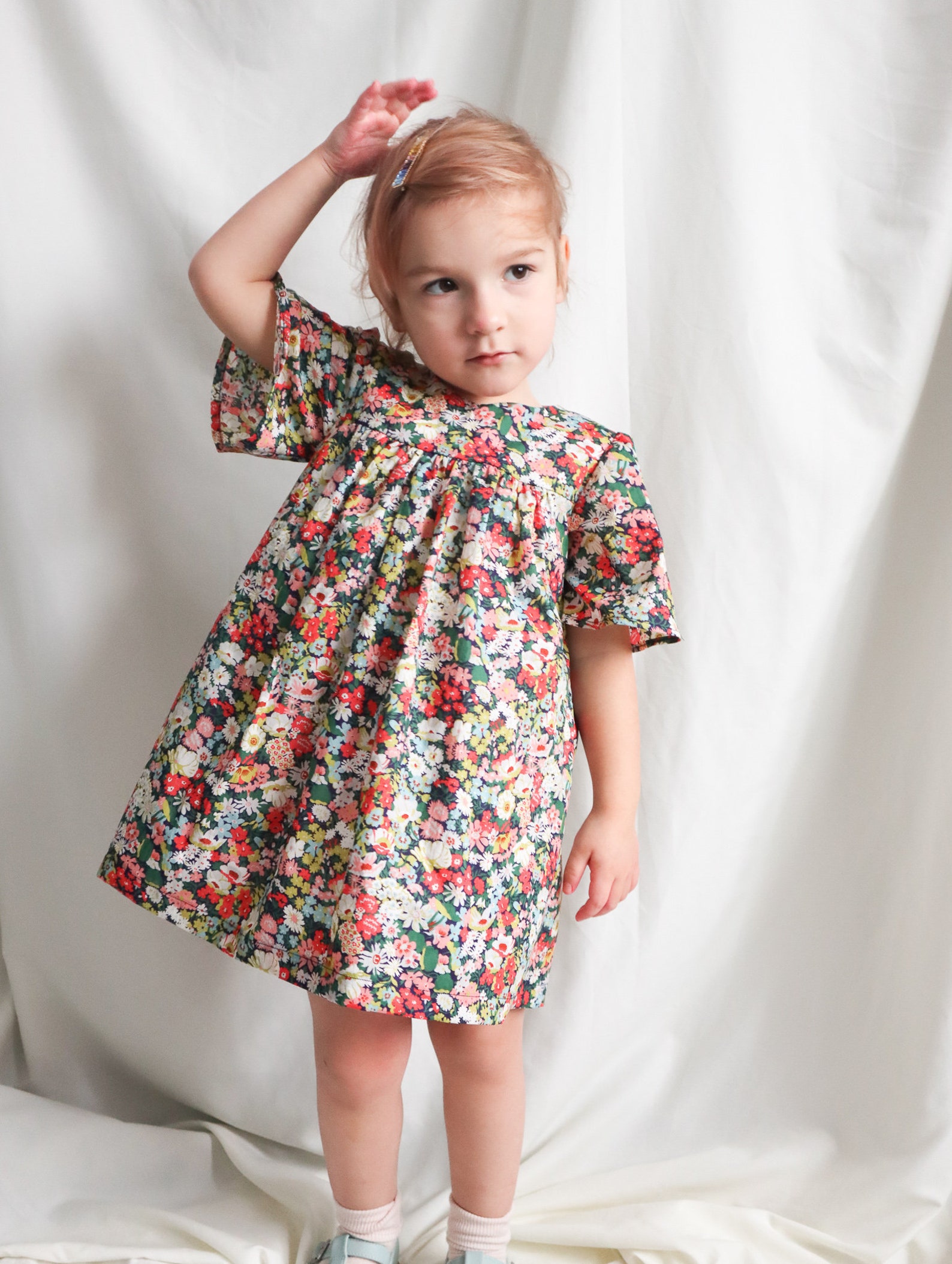 Liberty of London girls dress bridesmaids dress easter | Etsy