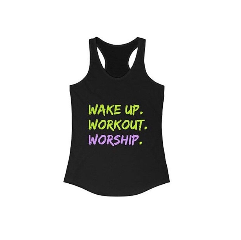 Wake Up Workout Worship Tank
