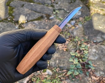 Detail Knife No 9, Figure Carving Knife, Chip Carving Knife, Wood Carving Knife, Spoon Carving, Mini Knife, Carving Tool