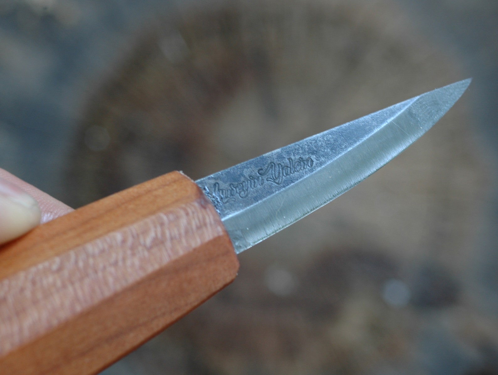 Sloyd Knife 60mm Curved Blade Wood Carving Knife Spoon Etsy