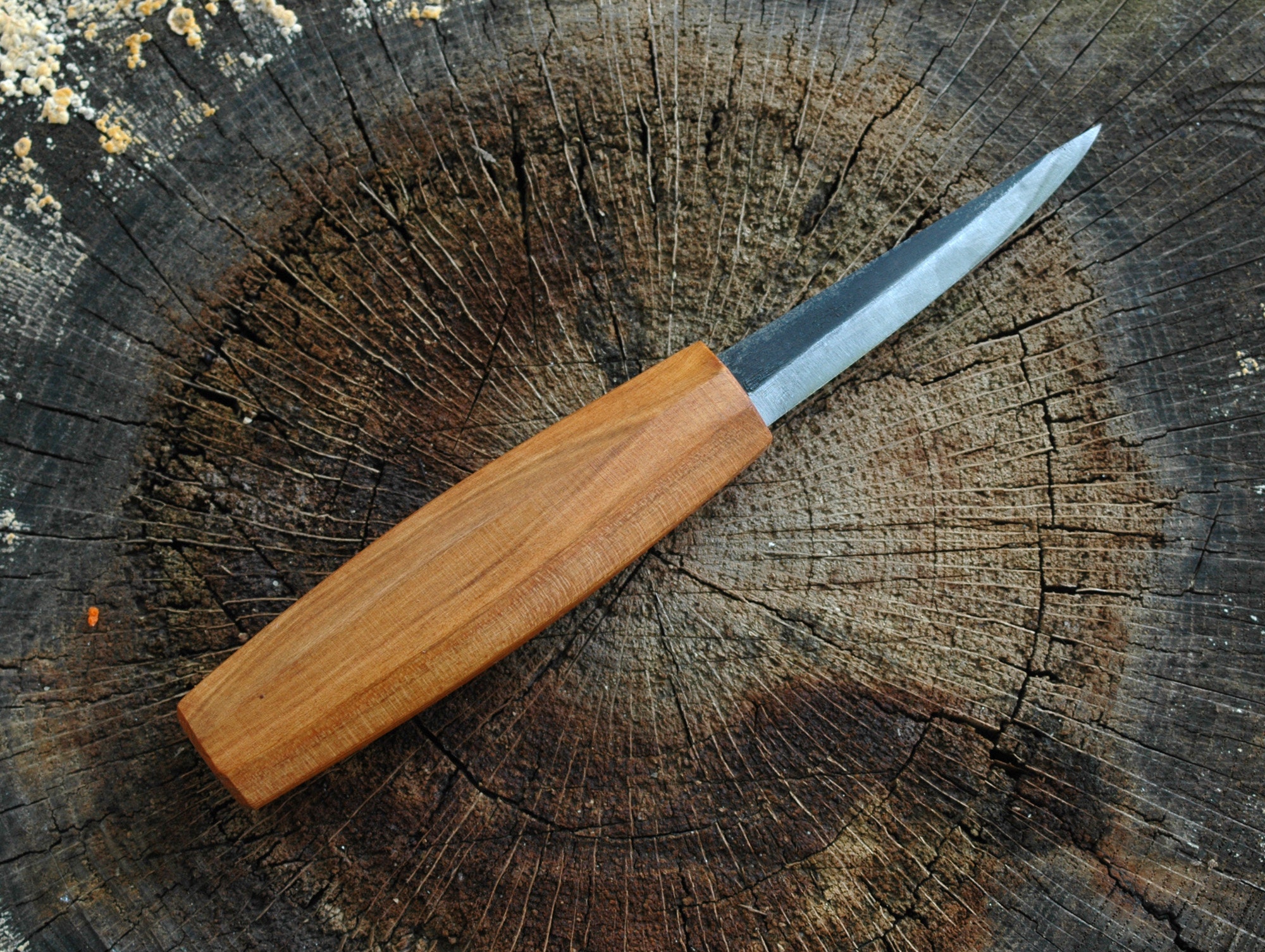 Sloyd Knife 80mm Curved Blade Wood Carving Knife Spoon Etsy
