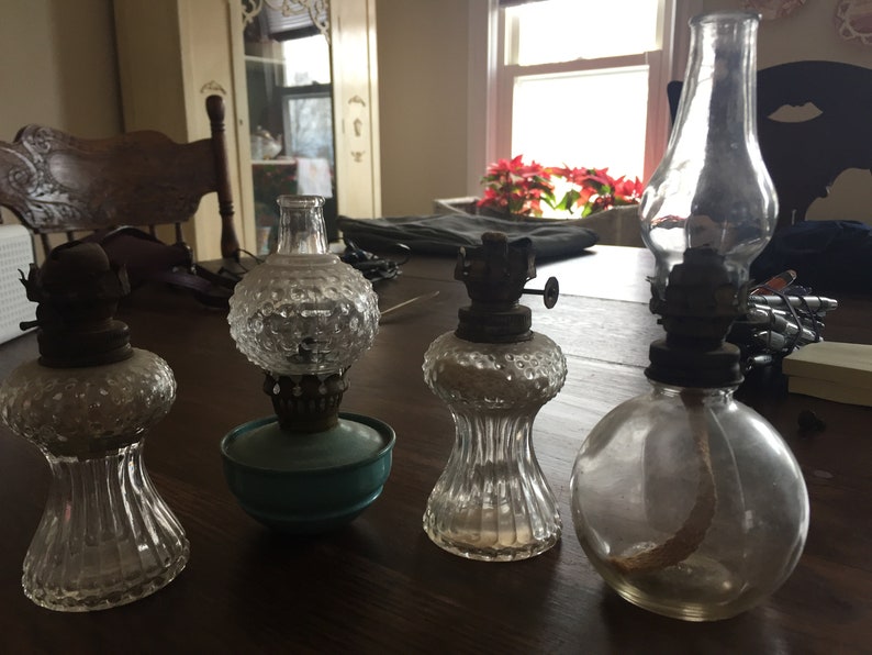 Miniature Oil Lamps Etsy