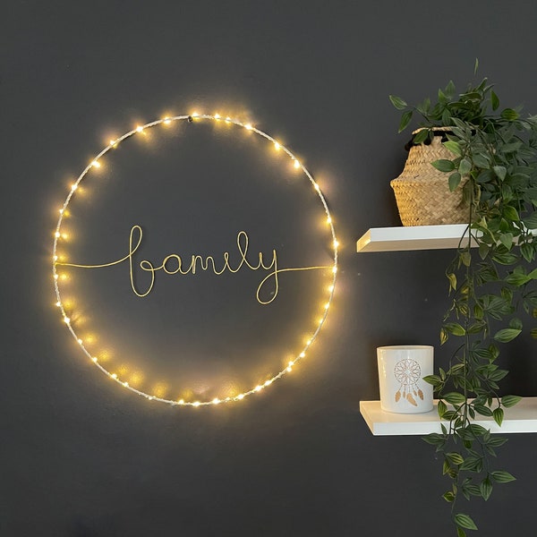 Personalized light circle