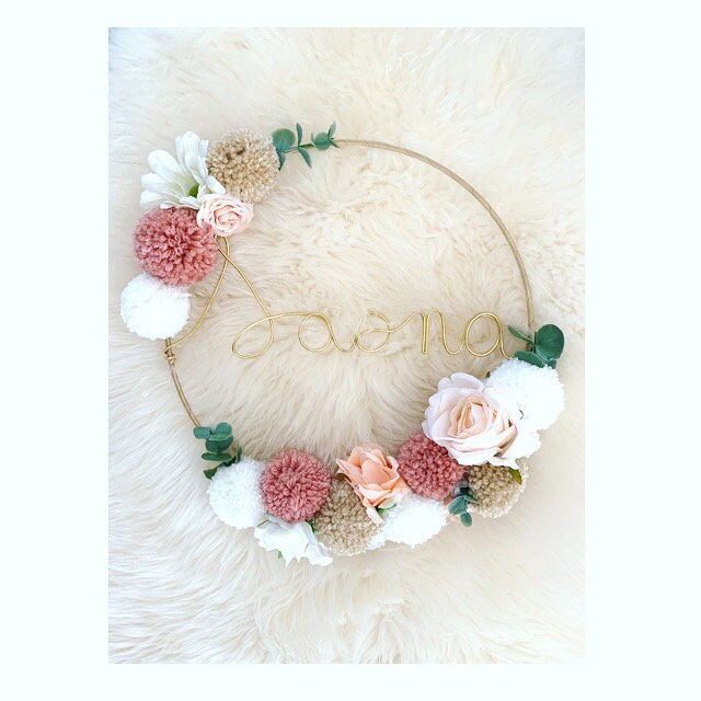 Couronne de Fleurs Prénom