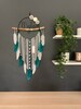 Big dream catcher name green duck / white / gray 