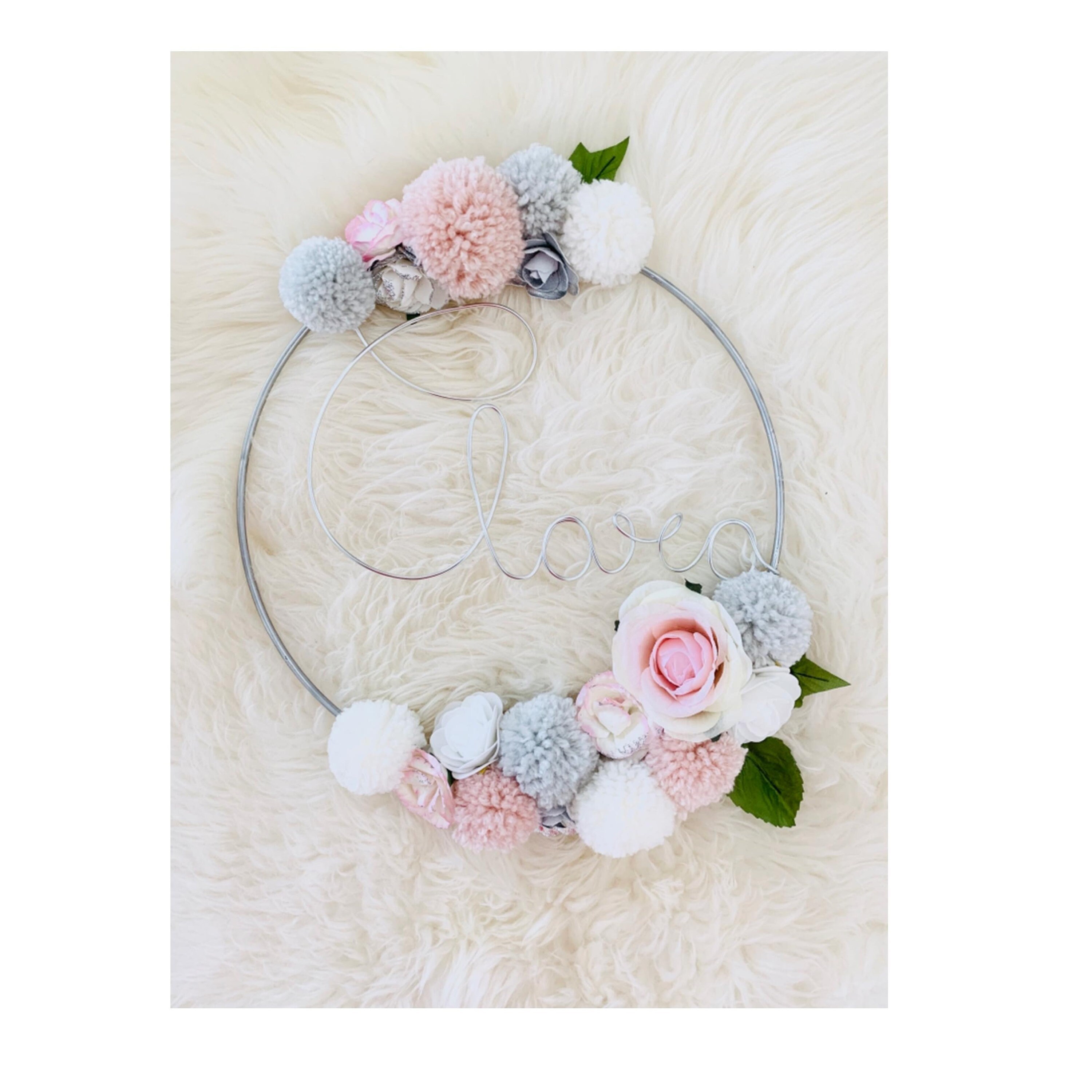 Couronne de Fleurs Personnalisée