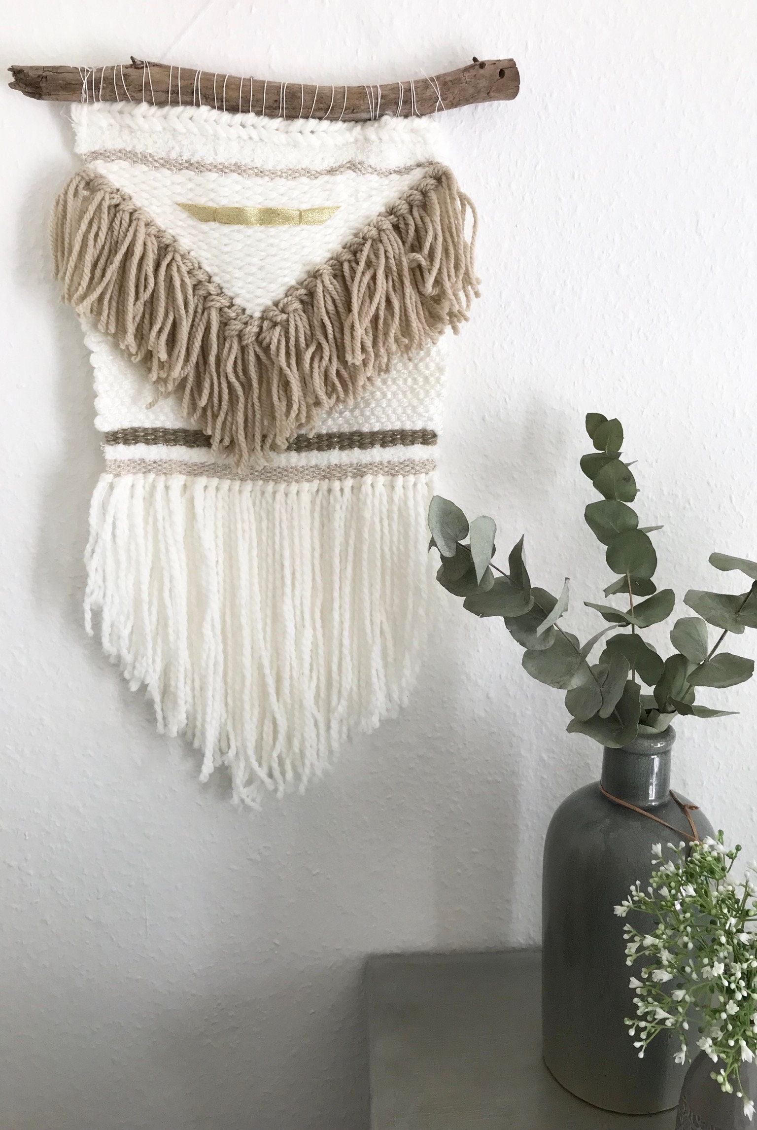 Tissage Mural | Wall Hanging/Tapisserie Moderne Tenture Murale Décoration Murale/Macramé