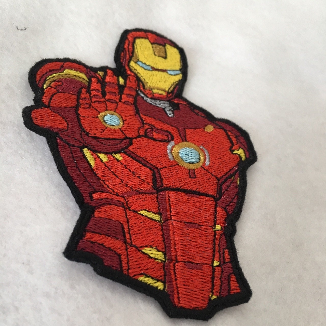 Large and Small Iron Man Avengers Iron on Embroidered Patch | Etsy