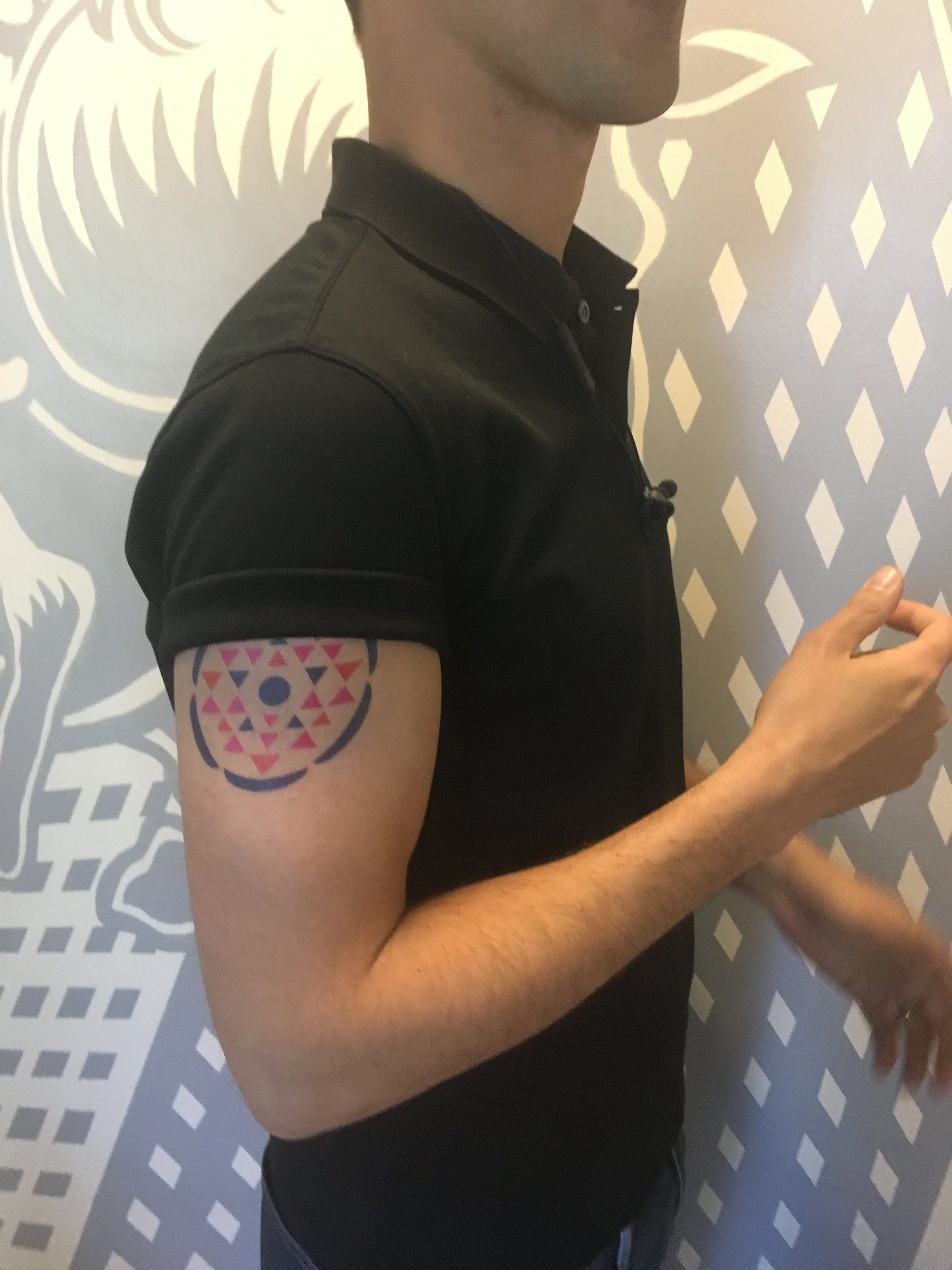 Sri Yantra Mandala Tattoo Colourful and black Shree yantra, chakra