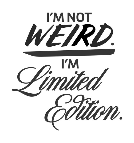 Spass Weird Zitat Tattoo Ich Bin Nicht Komisch Etsy
