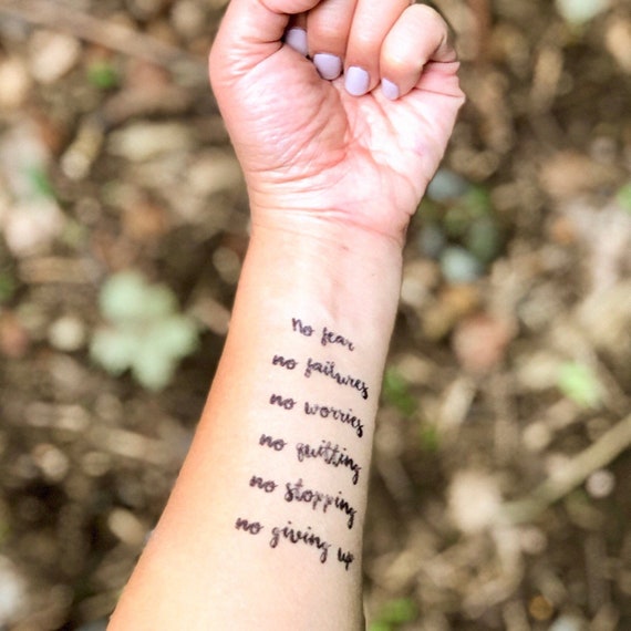 Affirmations Temporary Tattoos No Etsy Affirmations Temporary Tattoos No Etsy