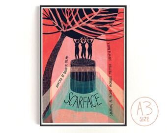 Scarface Poster - A3 Giclée Print
