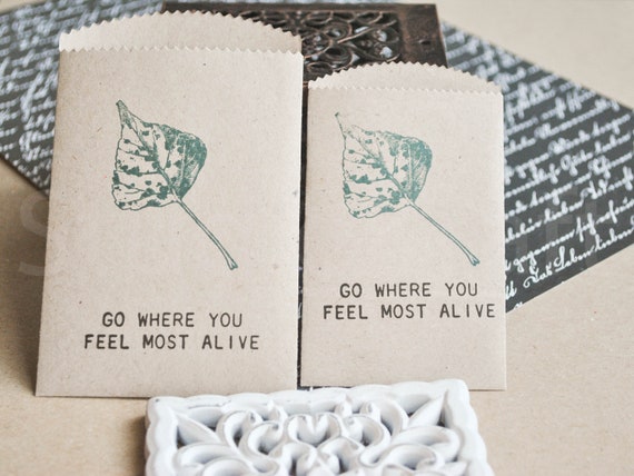 mini paper bags 10 small simple brown Kraft paper fox bags gift card bags candy bags paper bags party confetti bags