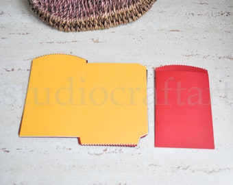 30 pequeñas bolsas de papel simples desplegadas, sin pegar (debe doblarlas y pegarlas)