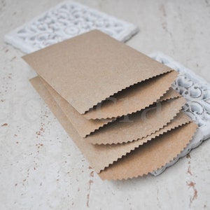 Sacchetti di carta kraft piccoli, bustine di semi per bomboniere immagine 4