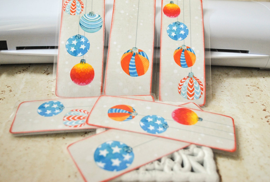 WeihnachtenLesezeichen WeihnachtenPapierLesezeichen Etsy