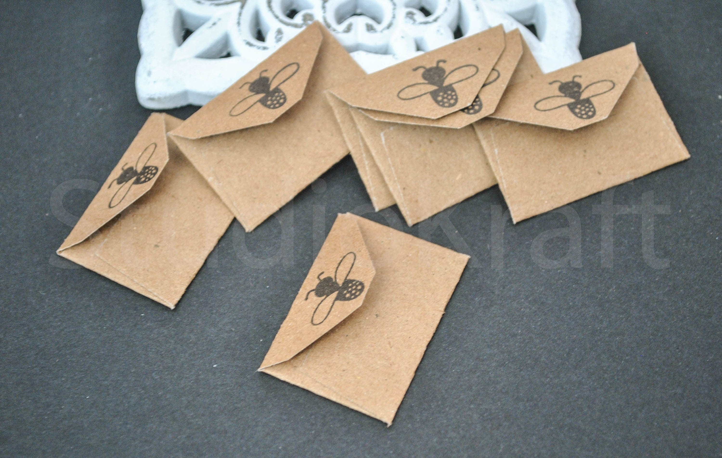 Mini envelopes 50 pc| Very small paper envelopes | Teeny tiny envelopes | Handmade paper mini envelopes | small envelopes for messages,notes