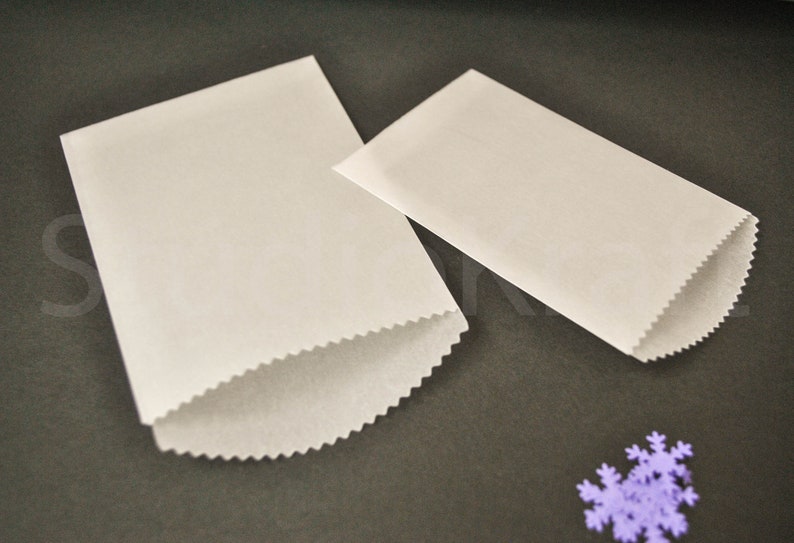 Small Vellum / Glassine Paper Bags Translucent Paper Etsy