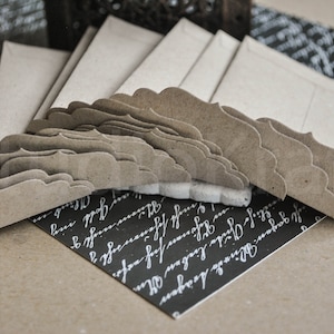10 small simple brown Kraft paper bags | gift card bags | wedding party confetti bags | candy bags | handmade paper bags | paper packets