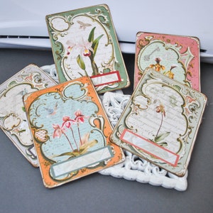 Paper bookplates, library ex libris bookplates