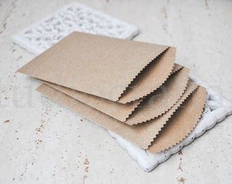 Kraft paper bags small, seed packets for wedding favors