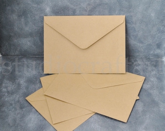 Kraft  envelopes,  blank C5 envelope