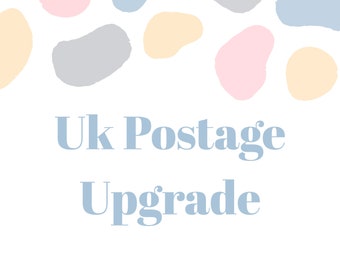 UK Postage Upgrade. 2nd Class to 1st Class Signed for