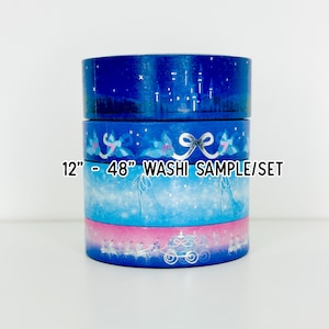 12&quot; - 48&quot; Sample/Set Simply Gilded Fairytale Washi  |  Princess Washi  |  Washi Sample 224