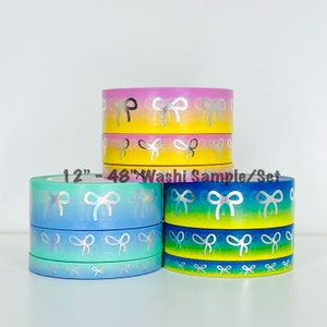 12&quot; - 48&quot; Sample/Set Simply Gilded Pink Lemonade Ombré  |  Blueberry Lemonade Ombré  |  Vitamin Sea Ombré |  Washi Sample 721