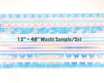 12" - 48" Sample/Set Simply Gilded Galaxy 6.0 Dawn  |  Galaxy Washi  |   Washi Sample 319