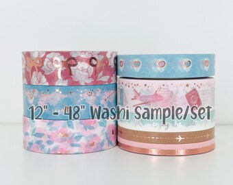 12" - 48" Sample/Set Simply Gilded Wanderlust Washi  |   October Sub Box Washi  |  Washi Sample 1022