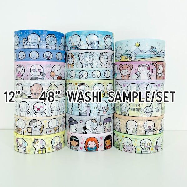 12" - 48" Sample/Set - TCMC Washi Samples  - Washi Sample 523