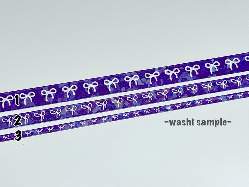Washi Tape Sample Simply Gilded February Gem of the Month Amethyst