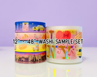 12" - 48" Sample/Set Simply Gilded New York City Washi | Passport Washi  |  PET Tape   |  Washi Sample 626