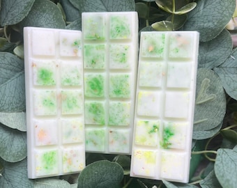 Cera fundida de té blanco y limoncillo: fragancia cítrica fresca para el hogar