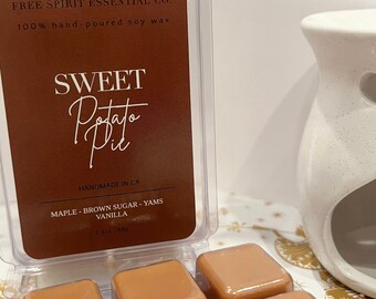 Sweet Potato Pie Soy Wax Melts – Hand Poured Home Fragrance