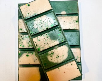 Pine & Patchouli Wax Melt Snap Bar: Earthy Herbal Scent