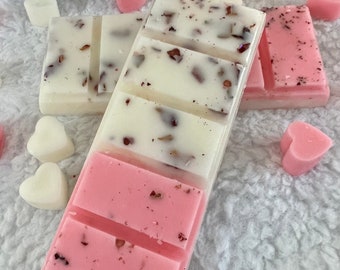 Cera de soja Boho Rose: Cera de soja con aroma floral y rosas secas