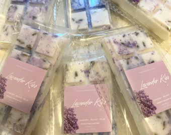 Cera de soja fundida Lavender Kiss: Barra de aromaterapia instantánea