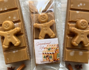 Gingerbread House Wax Melts - Handmade Soy, Holiday Scent