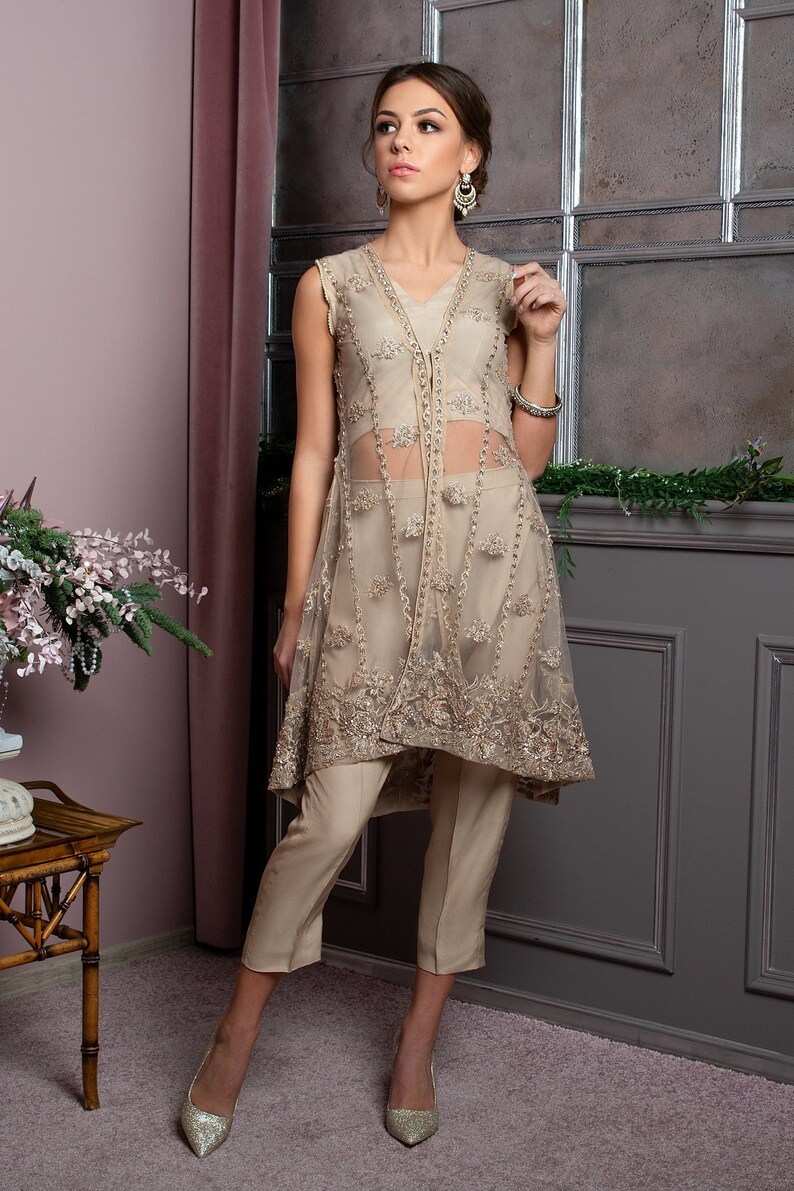 trouser and blouse for party